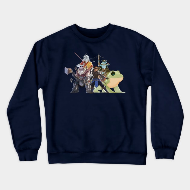 Reckless Attack Adventuring Guild Crewneck Sweatshirt by Reckless Attack